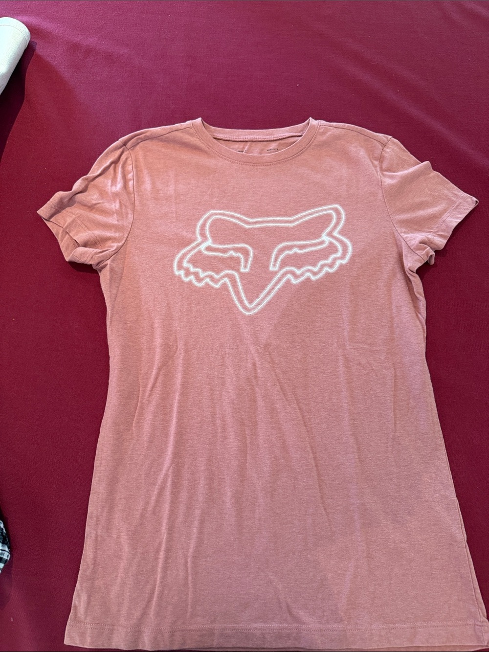 Fox Girls Rusty Rose Logo Short Sleeve Tee